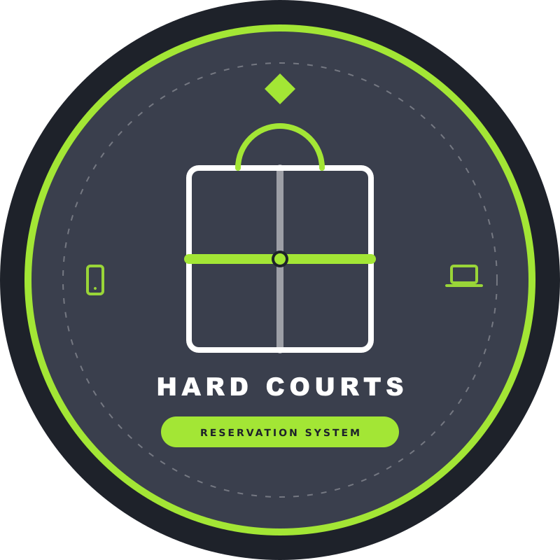 Hard Courts Reservation System Logo